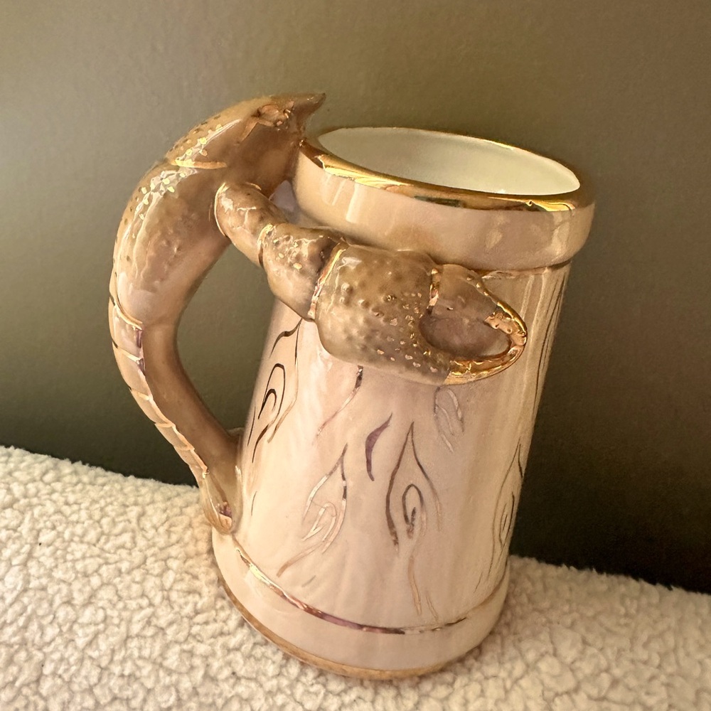 Unique lobster stein mug